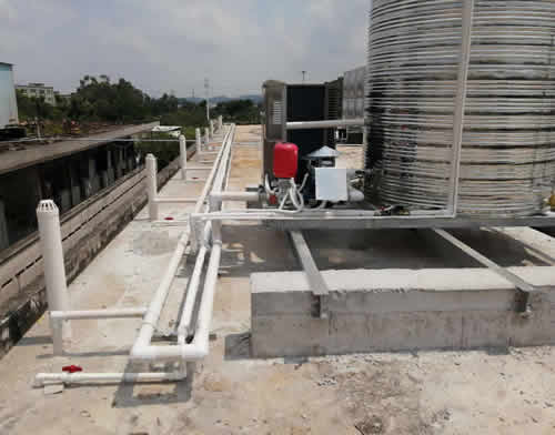 東毅塑膠五金(深圳)有限公司——5匹5噸商用空氣能一體機(jī)項目